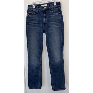 Mother Superior Women's 26 Blue Stretch The Mid-Rise Dazzler Jean Denim MId-Rise